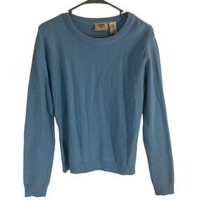 Route 66 Size Large‎ 58% Wool Blend Metallic Blue Sweater